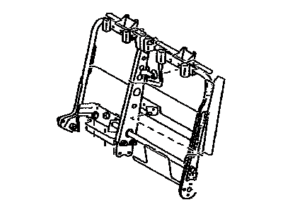 Toyota 71018-0C090 Frame Sub-Assembly, Rear Seat