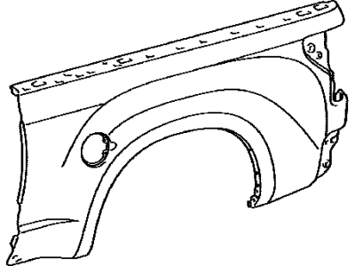 Toyota 65817-0C160 Panel, Rear Body, Side