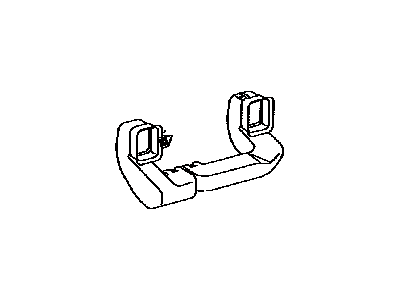 Toyota 55844-0C030 Duct, Heater To Register