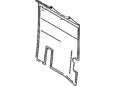 Toyota 64142-0C010-C0 SILENCER, Back Panel