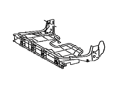 Toyota 71016-0C051 Frame Sub-Assembly, Rear Seat