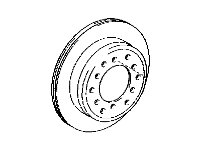 Toyota 42431-0C010 Rear Disc