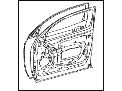 Toyota 67002-0C122 Panel Sub-Assembly, Front D