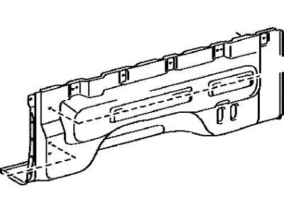 Toyota 65827-0C050 Panel, Rear Body Side, Inner LH