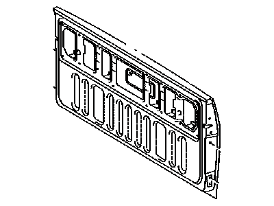 Toyota 65700-0C090 Gate Assembly, Rear Body T