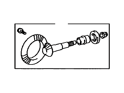 Toyota 41201-80603 Final Gear Kit, Differential