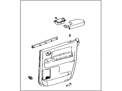 Toyota 67640-0C310-C1 Panel Assembly, Rear Door