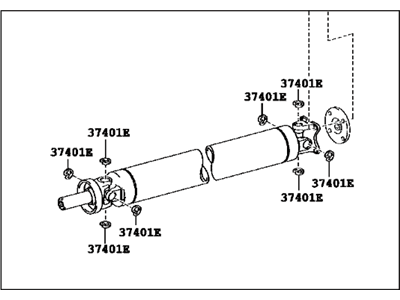 Toyota 37110-0C180 Propelle Shaft Assembly