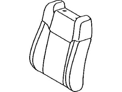 Toyota 71073-0C591-B2 Front Seat Back Cover, Right(For Separate Type)