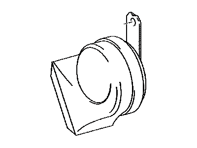 Toyota 86520-0E020 Horn Assembly, Low Pitch