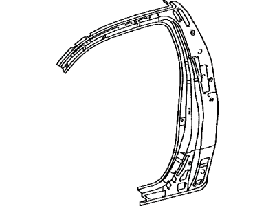 Toyota 61504-0C908 REINF Sub-Assembly, Quarter Lock