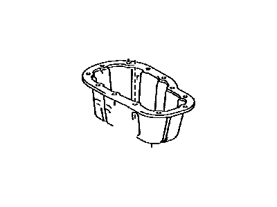 Toyota 12102-0F020 Pan Sub-Assy, Oil