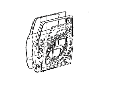 Toyota 67003-0C112 Panel Sub-Assembly, Rear D