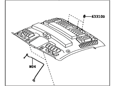 Toyota 63310-0C916-B0