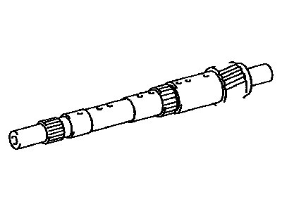 2008 Toyota Sequoia Intermediate Shaft - 35713-0C020