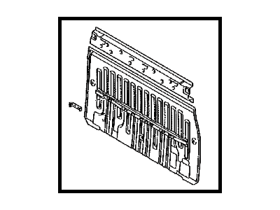 Toyota 64101-0C101 Panel Sub-Assembly, Back