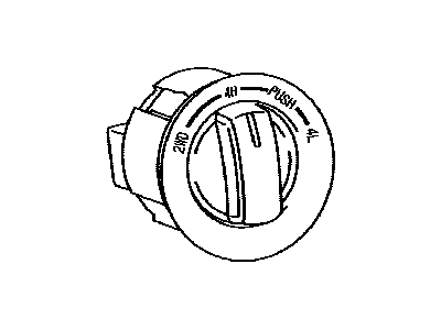 Toyota 84724-0C020 Switch, 4 Wheel Drive Control