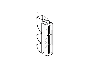 Toyota 62905-0C020 LOUVER, QUATER Ventilation, RH