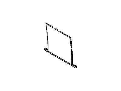 Toyota 64807-89118 Glass Sub-Assy, Back Window Slide