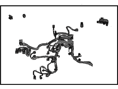 Toyota 82121-0C090 Wire, Engine