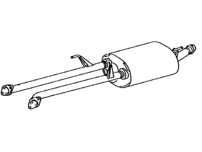 Toyota 17420-0F040 Center Exhaust Pipe Assembly