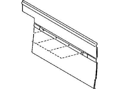 Toyota 64271-0C050-C0 Trim, Back Panel