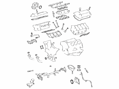 Toyota 04111-0S061 Gasket Kit, Engine Overhaul