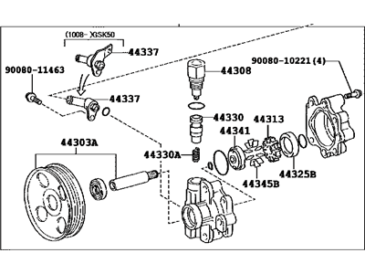 Toyota 44310-0C090 Pump Assembly, VANE