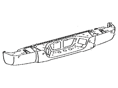 Toyota 52151-0C090 Bar, Rear Bumper