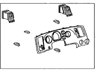 Toyota 55410-0C100 Panel Assembly, Instrument