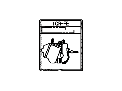 Toyota 17792-38220 Label, Engine Vacuum Hose Information