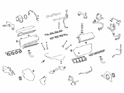 Toyota 04111-0S080 Gasket Kit, Engine Overhaul