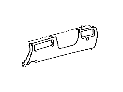 Toyota 55046-0C071-B0 Panel Sub-Assembly, Inst