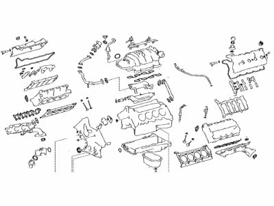 Toyota 04112-0S051 Gasket Kit, Engine Valve Grind