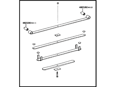 Toyota Leaf Spring - 48220-0C240