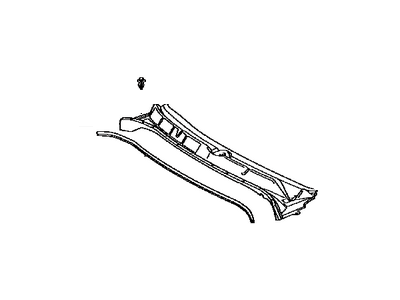 Toyota 55708-0C051 LOUVER Sub-Assembly, Cow