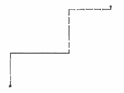 Toyota 47323-0C100 Tube, Rear Brake, NO.3