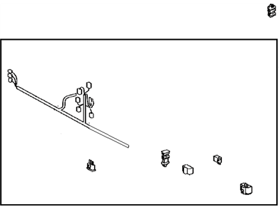 Toyota 82162-0C020 Wire, Floor
