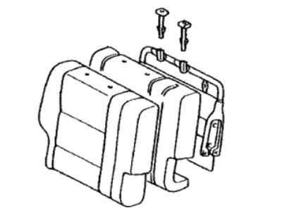 Toyota 79240-0C020-E0 Back Assembly Seat, RH