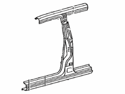 Toyota 61214-0C010 Rail, Roof Side, Outer LH