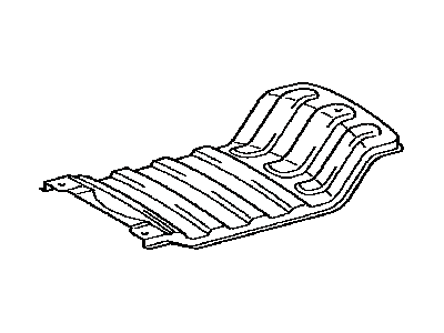 Toyota 58327-0C030 Insulator, Main Muffler Heat