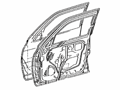 Toyota 67001-0C060 Panel Sub-Assy, Front Door, RH