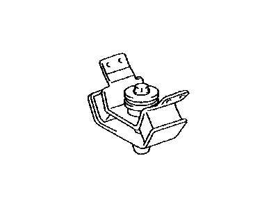 Toyota 12371-0F040 Insulator, Engine Mounting, Rear