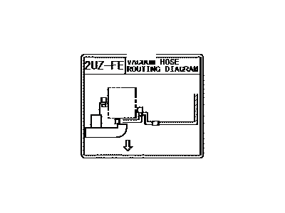 Toyota 17792-50150 Plate, Engine Vacuum Hose Information