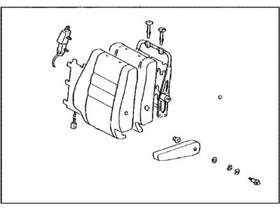 Toyota 71430-0C130-B0 Back Assembly, Front Seat, RH