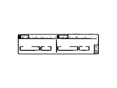 Toyota 88723-0C040 Label, Cooler Service Caution