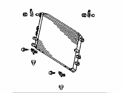 2003 Toyota Sequoia A/C Condenser - 88460-0C030