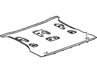 Toyota 58570-0C020-E0 Carpet Assy, Rear Floor