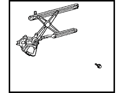 Toyota 69801-0C020 Regulator Sub-Assy, Front Door Window, RH