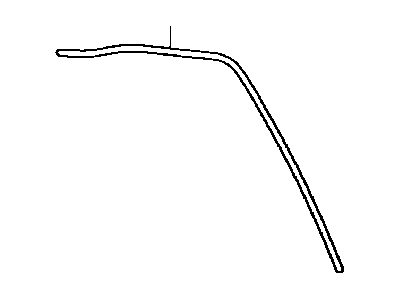 Toyota 90068-59047 Hose, Rear Washer